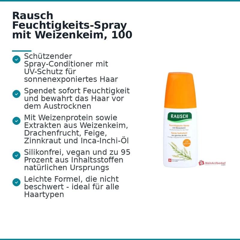 Rausch Feuchtigkeits-Spray mit Weizenkeim, 100 ml