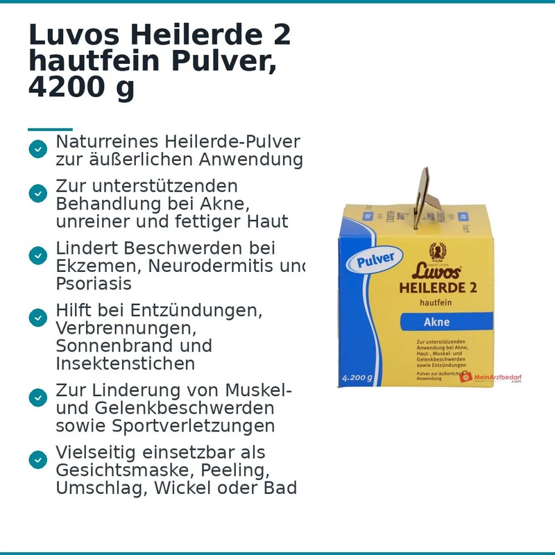 Luvos Heilerde 2 hautfein Pulver zur äußerlichen Anwendung, 4200 g