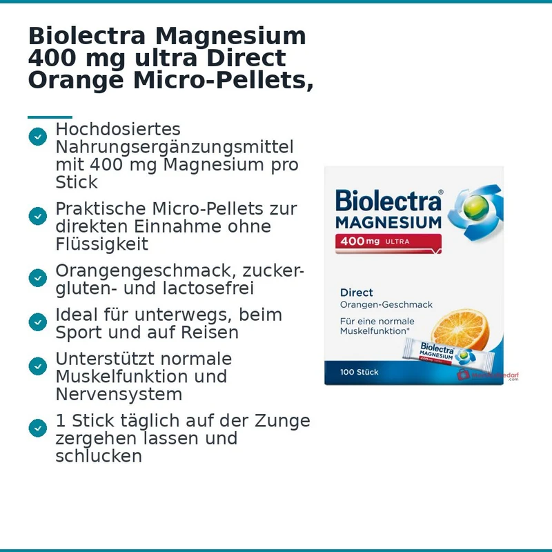 Hermes Arzneimittel IXXILON Magnesium Magnesiumoxid Micro-Pellets Sticks, 100 St.