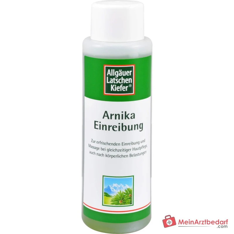 Allgäuer Latschenkiefer Arnika Einreibung Arnikaextrakt / Latschenkiefernöl / Rosmarinöl / Salbeiöl / Menthol / Campher / Panthenol Einreibung, 250 ml