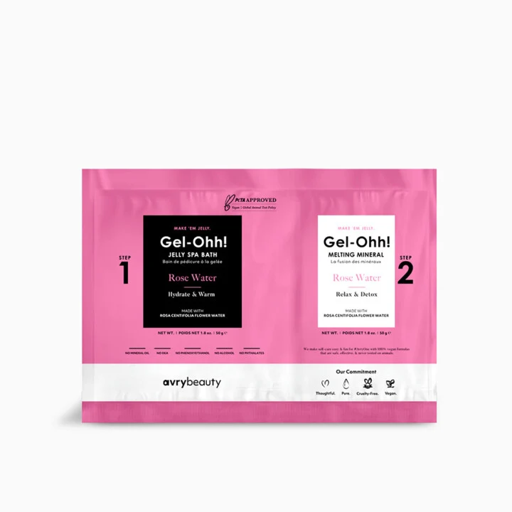 AvryBeauty Gel-Ohh! Jelly Spa Bath - Rose Water