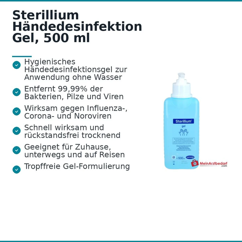 Sterillium Händedesinfektion Gel, 500 ml