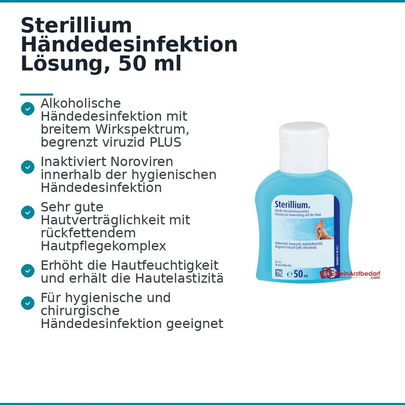 Sterillium Händedesinfektion Lösung, 50 ml