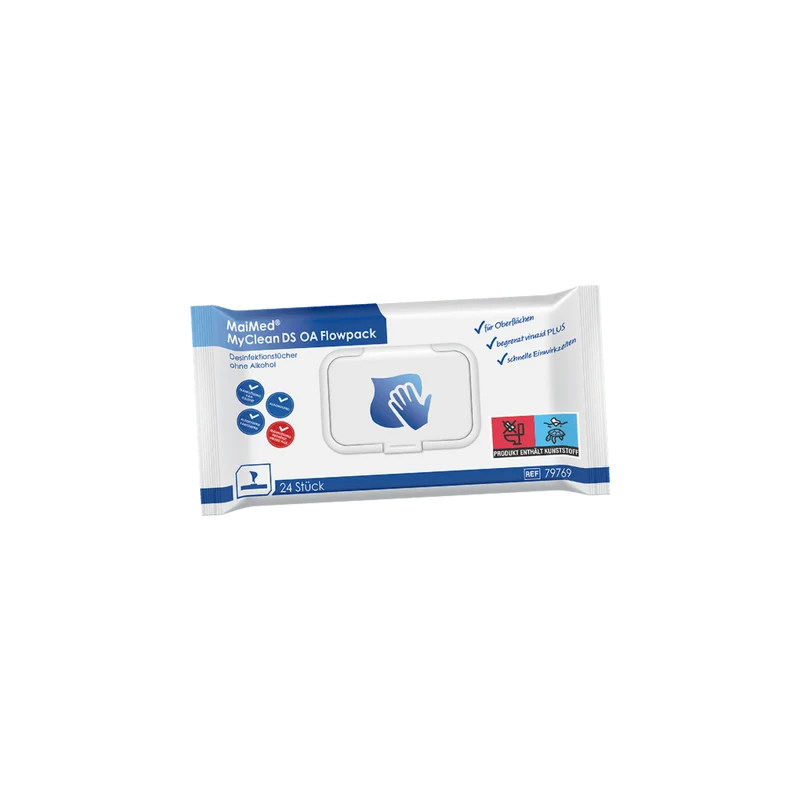 MaiMed MyClean DS OA Flowpack, 24 Blatt, 14x18cm | Packung (24 Blätter)