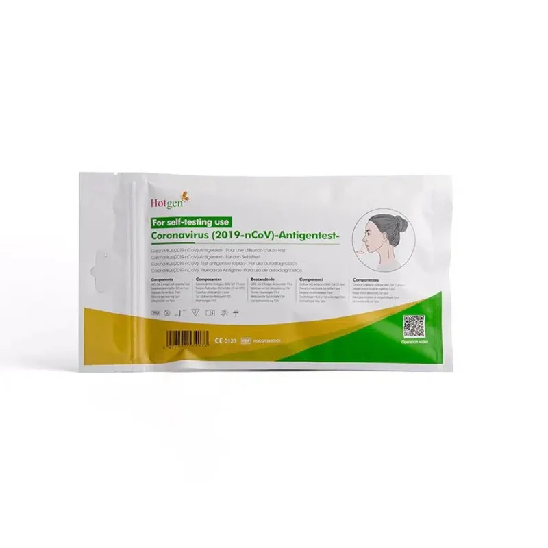Hotgen Sars-CoV-2 Antigen Laien Schnelltest CE0123 | Packung (1 Test)