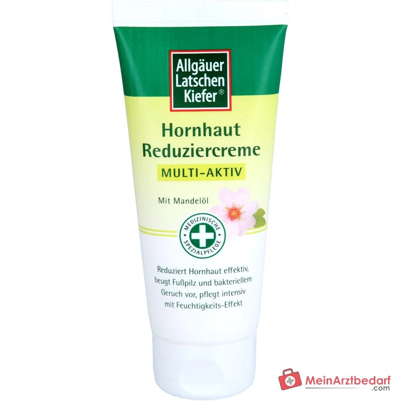 Allgäuer Latschenkiefer Hornhaut Reduziercreme Multi-Aktiv Fruchtsäuren / Latschenkiefernöl Creme, 100 ml