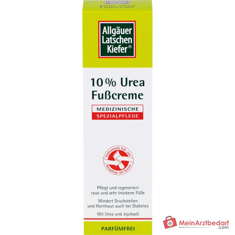 Allgäuer Latschenkiefer 10% Urea Fußcreme, 100 ml