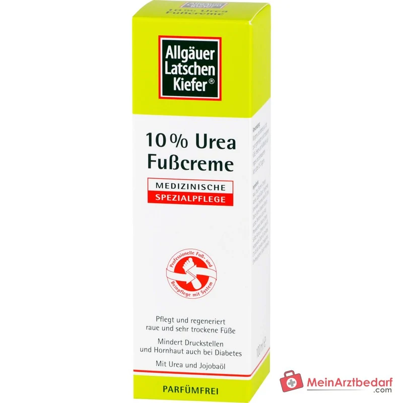 Allgäuer Latschenkiefer 10% Urea Fußcreme, 100 ml