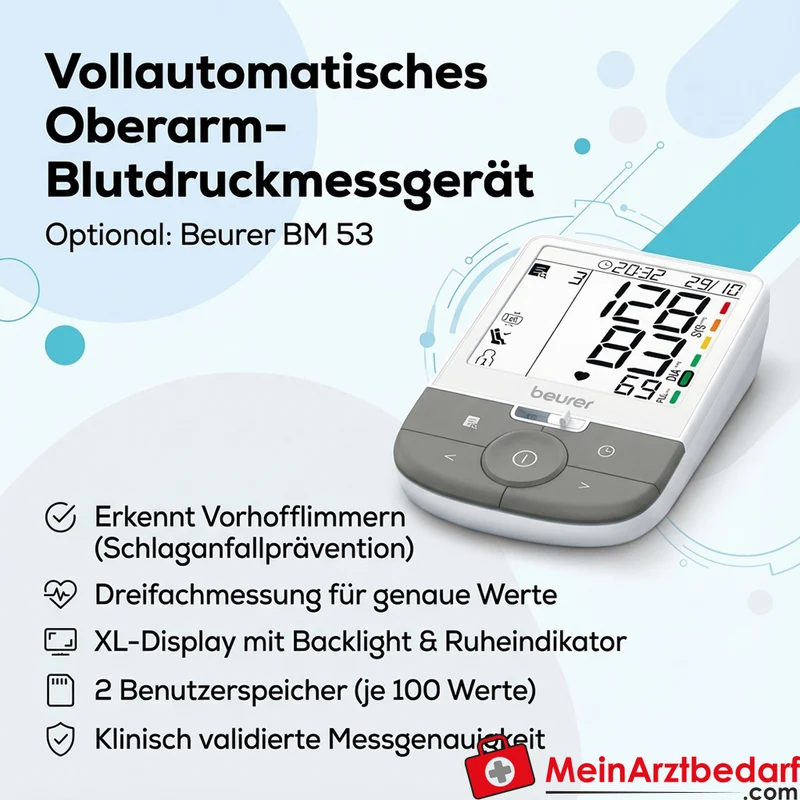 Beurer BM 53 Oberarm-Blutdruckmessgerät