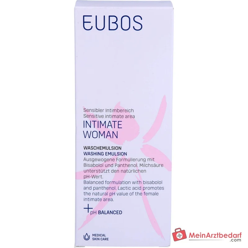 Eubos Intimate Woman Waschemulsion Bisabolol / Panthenol / Milchsäure Waschlotion, 200 ml