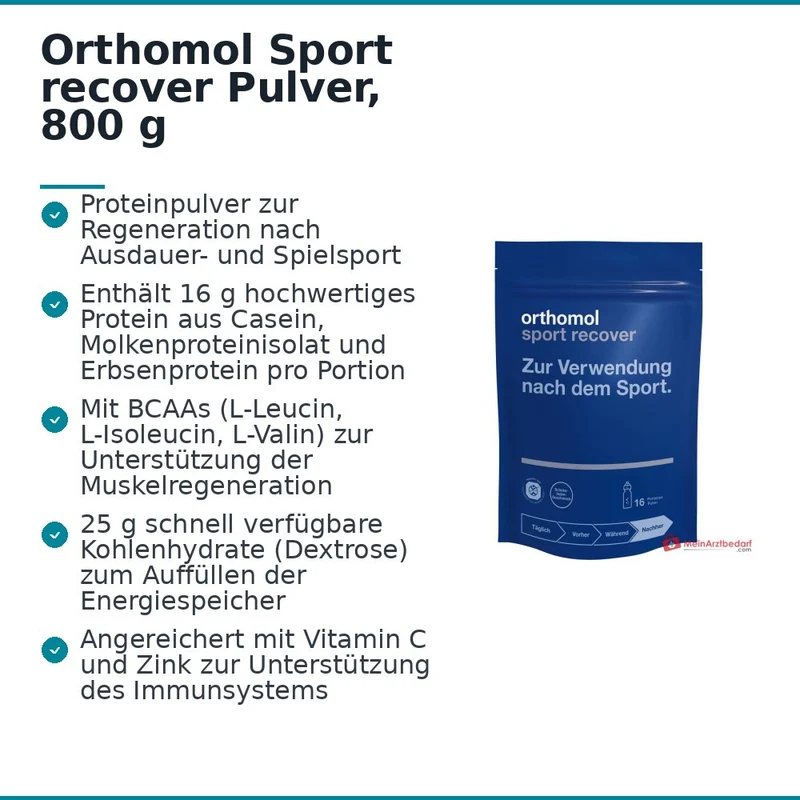 Orthomol Sport recover Pulver, 800 g