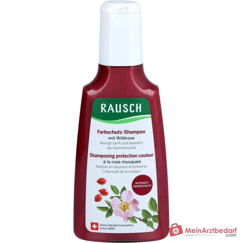 Rausch Farbschutz-Shampoo mit Wildrose, 200 ml