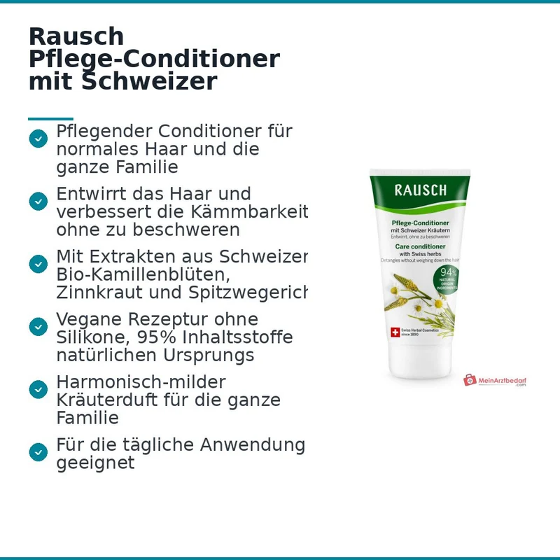 Rausch Pflege-Conditioner mit Schweizer Kräutern, 150 ml