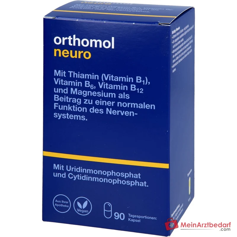 Orthomol Neuro Kapseln mit B-Vitaminen und Magnesium, 90 St.
