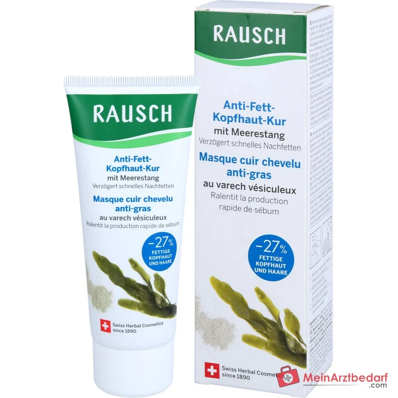 Rausch Anti-Fett-Kopfhaut-Kur mit Meerestang, 100 ml