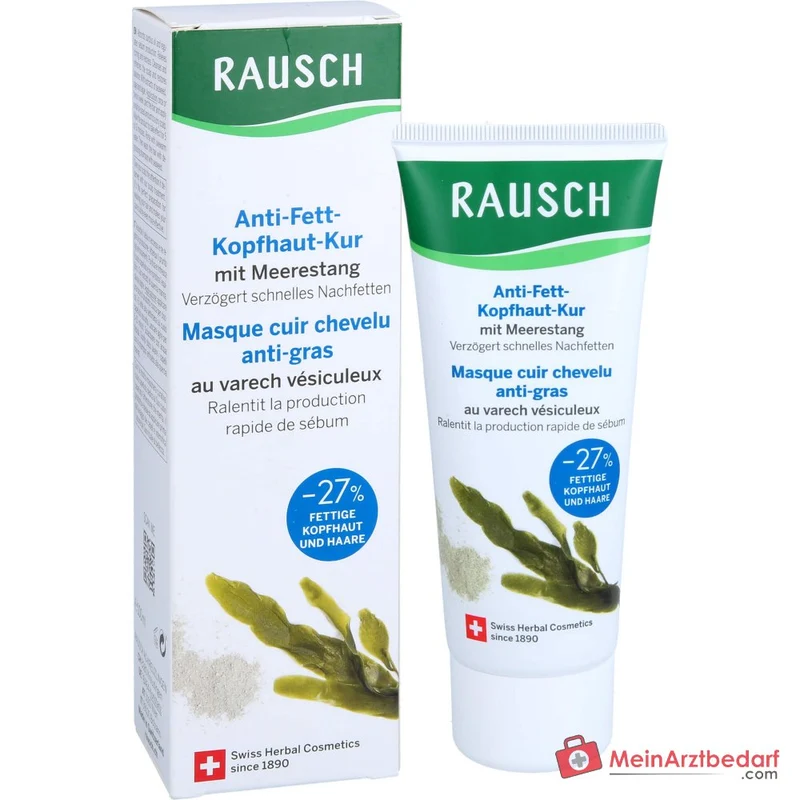 Rausch Anti-Fett-Kopfhaut-Kur mit Meerestang, 100 ml