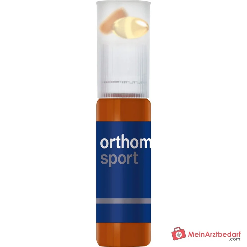 Orthomol Sport Trinkfläschchen mit Tablette und Kapsel, 7 Stück