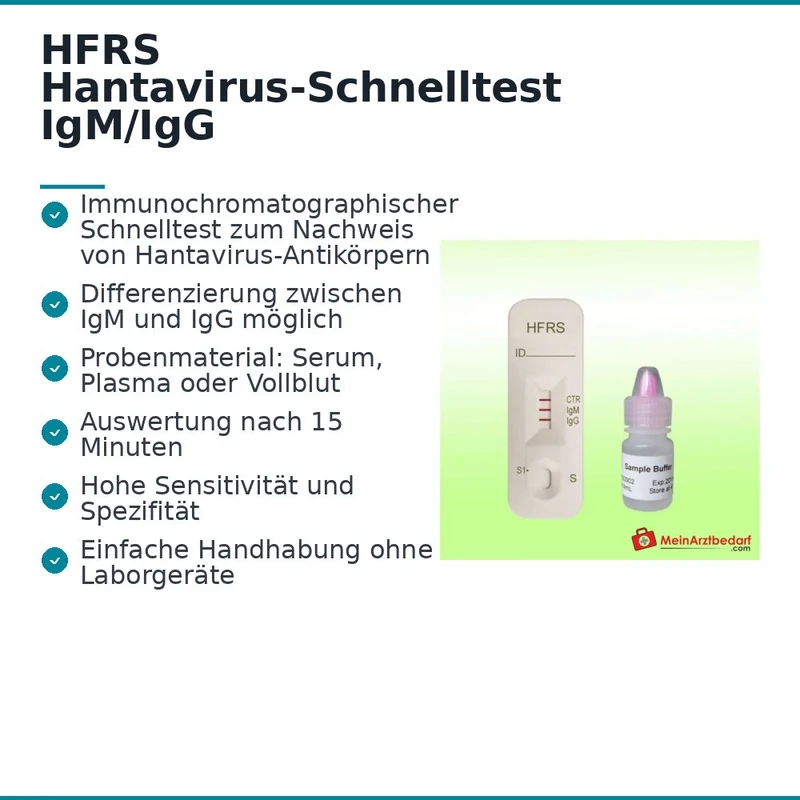 HFRS BOSON Hantavirus-Schnelltest IgM/IgG, 25 Tests