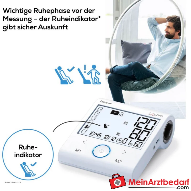 Beurer BM 96 Oberarm-Blutdruckmessgerät mit EKG