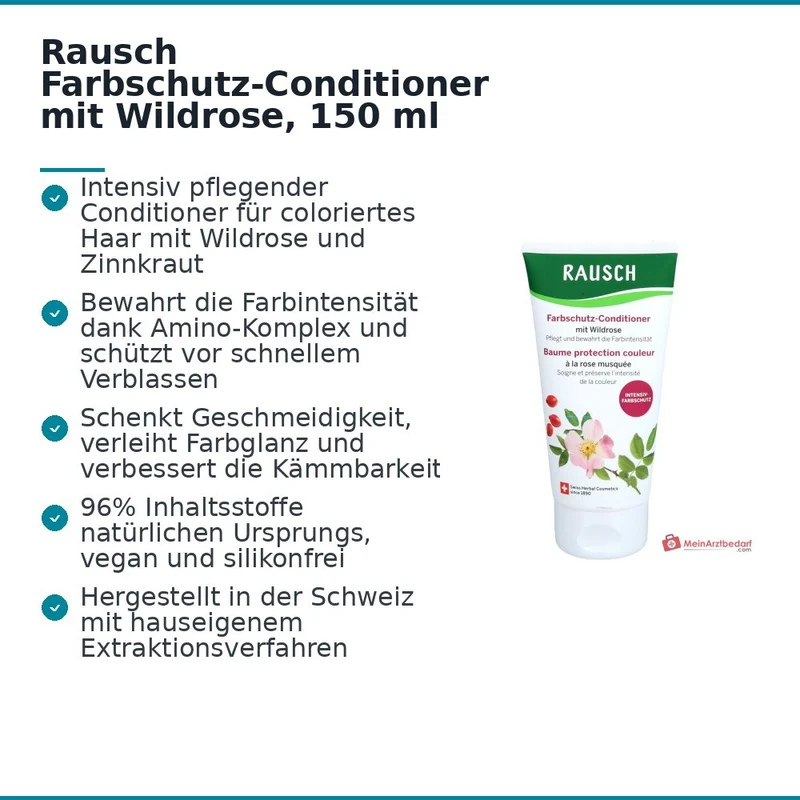 Rausch Farbschutz-Conditioner mit Wildrose, 150 ml