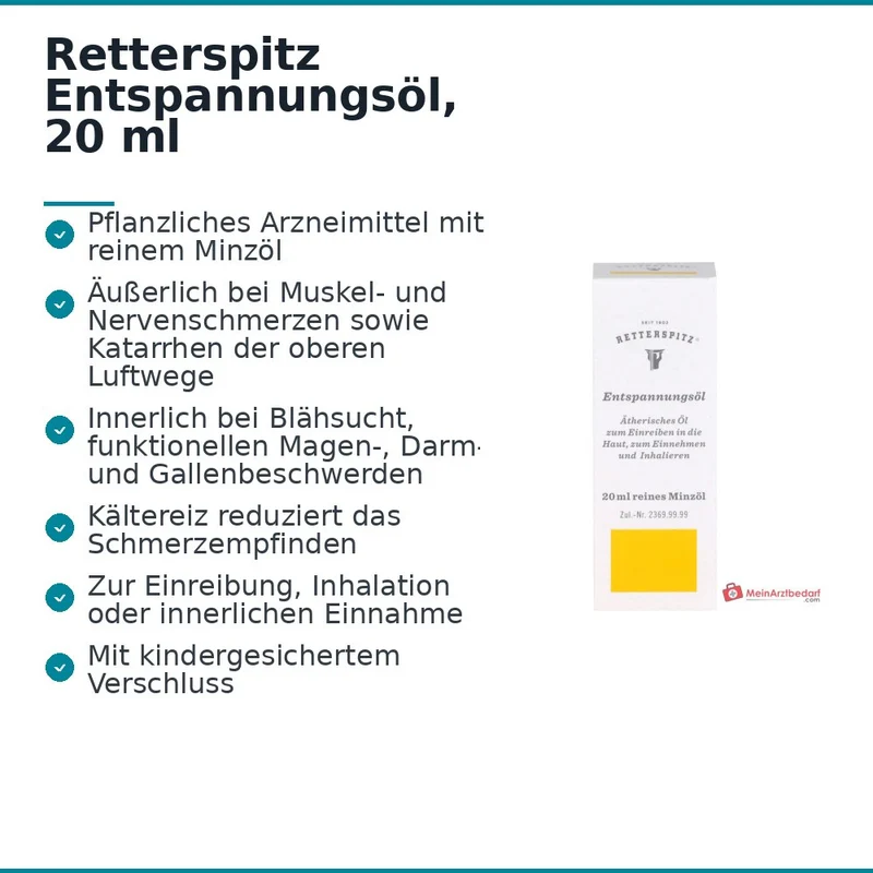 Retterspitz Entspannungsöl, 20 ml