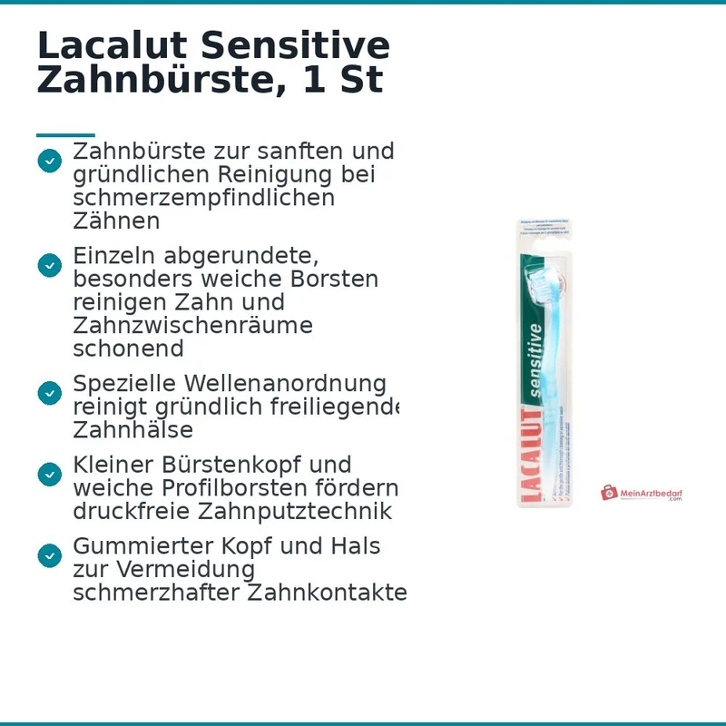 Lacalut Sensitive Zahnbürste, 1 St.