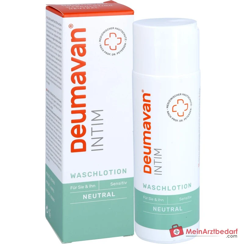 Deumavan Waschlotion Neutral Vitamin E / Milchsäure Intimwaschlotion, 200 ml