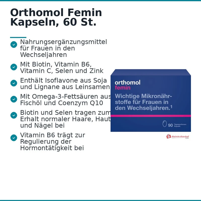 Orthomol Femin Kapseln, 60 St.