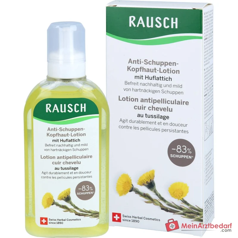 Rausch Anti-Schuppen-Kopfhaut-Lotion mit Huflattich, 200 ml