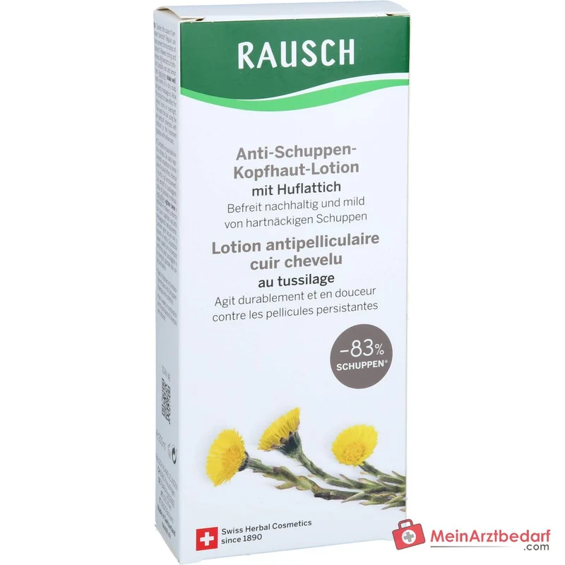 Rausch Anti-Schuppen-Kopfhaut-Lotion mit Huflattich, 200 ml