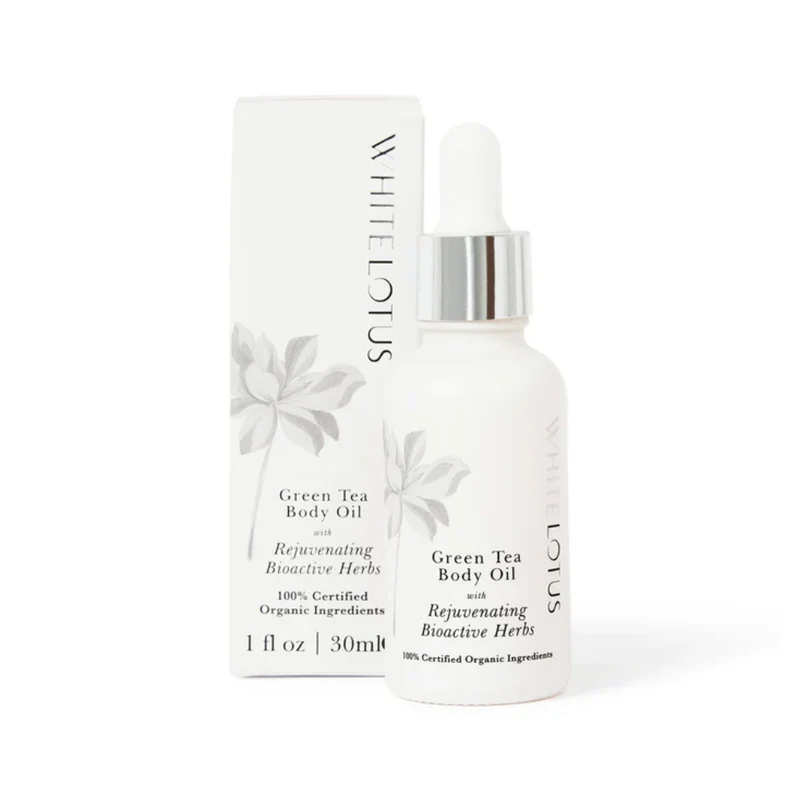 White Lotus Organic Green Tea Body Oil 30ml
