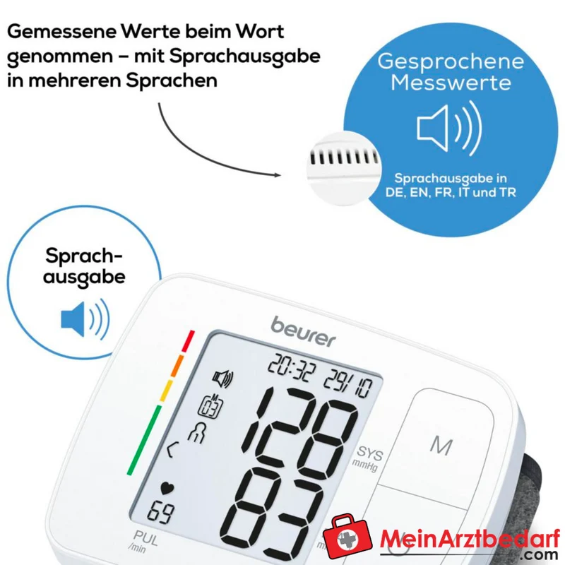 Beurer BC 21 Handgelenk-Blutdruckmessgerät
