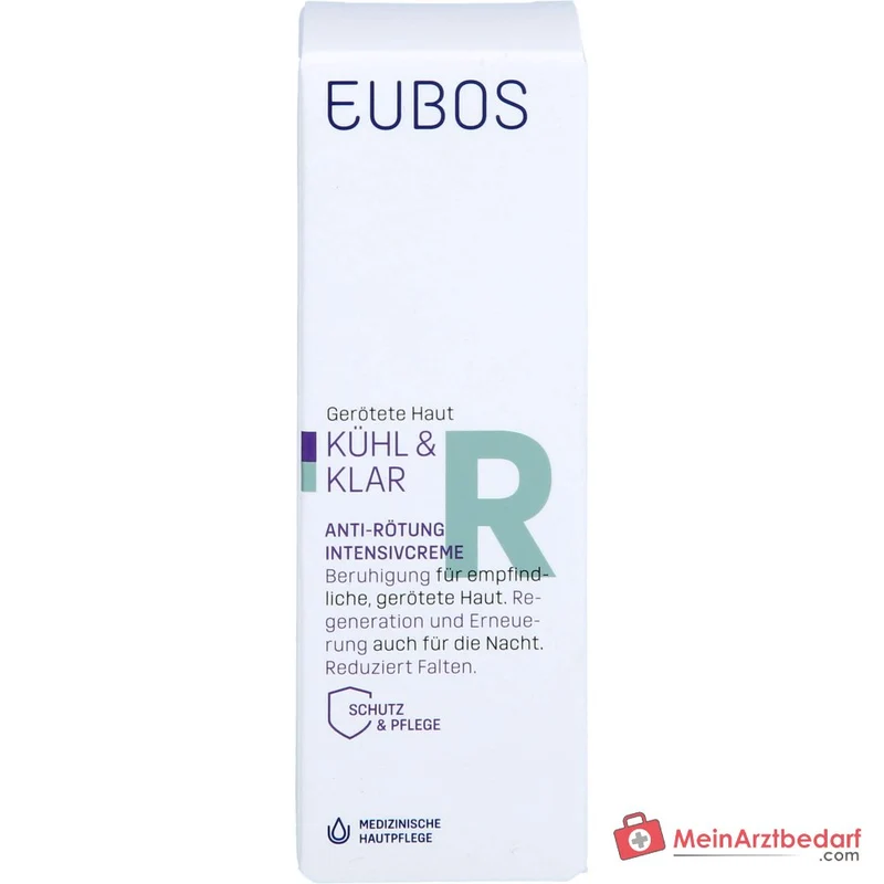 Eubos Kühl und Klar Anti-Rötung Intensivcreme Hydra Synol DOI / Mikrosilber / Italienische Immortelle Creme, 30 ml