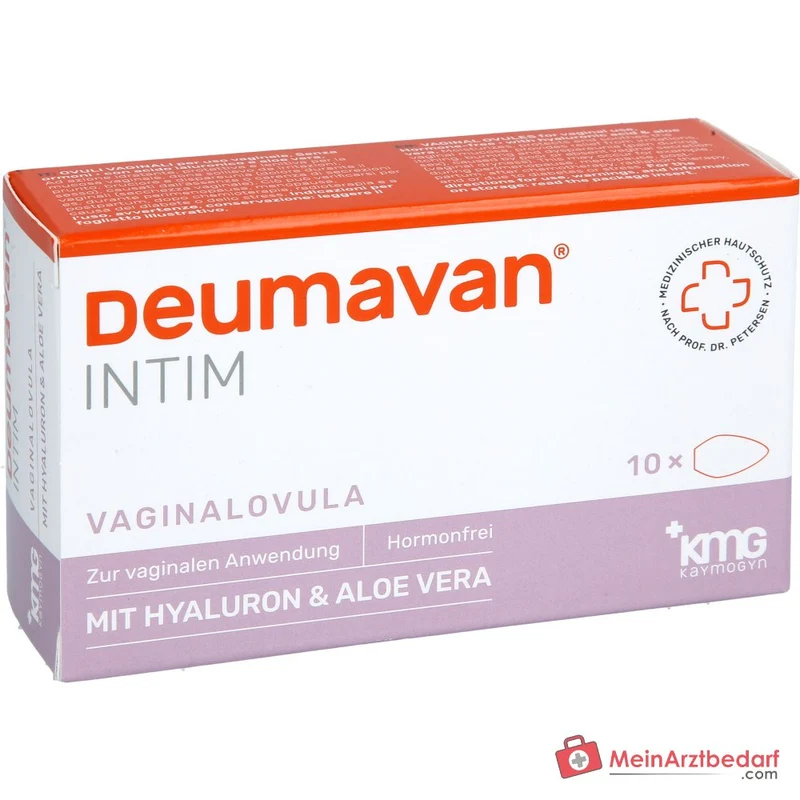 Deumavan Intim Vaginalovula Hyaluronsaeure / Aloe Vera Ovula, 10 St.
