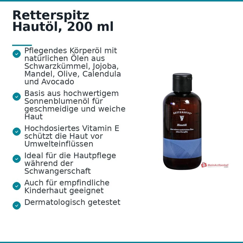 Retterspitz Hautöl, 200 ml