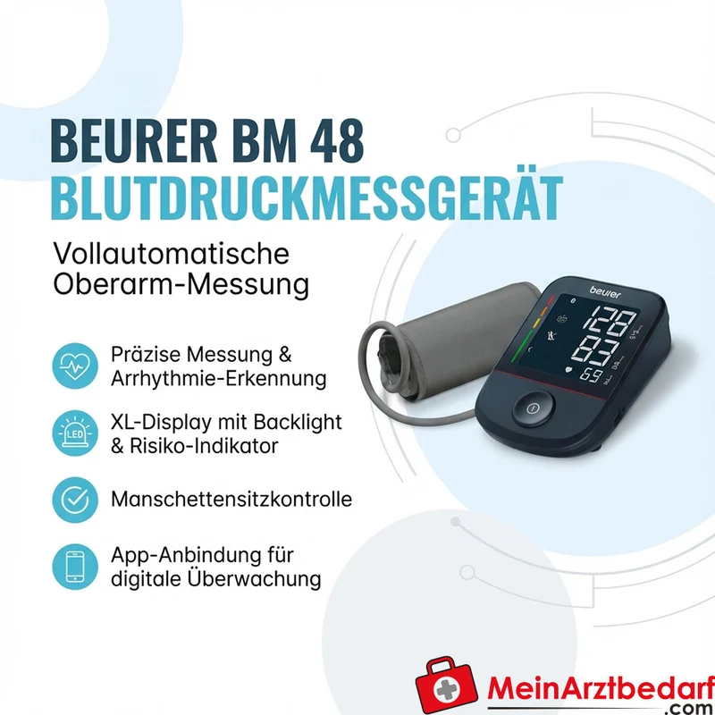 Beurer BM 48 Oberarm-Blutdruckmessgerät