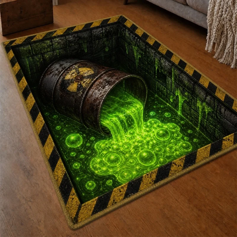 3D Schlangen Design Teppich für Wohnkultur