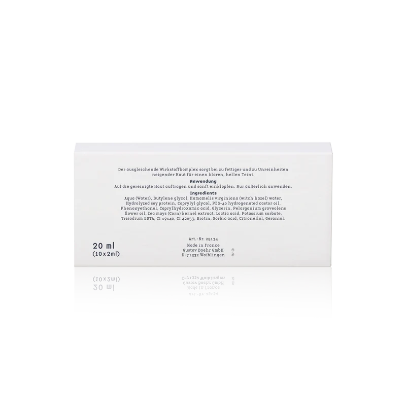 BAEHR beauty concept Ampulle Fettige und Mischhaut 10 x 2 ml