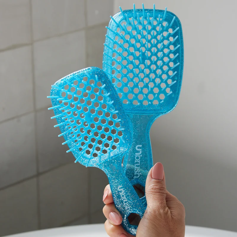 UNbrush Glitter Duo Set Sapphire Blue