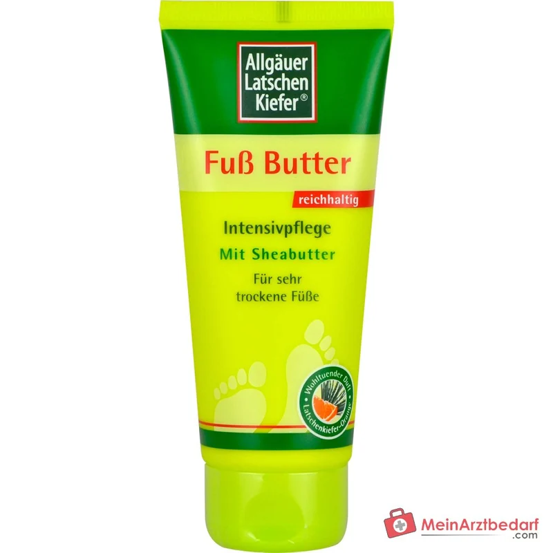 Allgäuer Latschenkiefer Fuß Butter Latschenkiefernöl / Sheabutter / Cupuaçu Butter Creme, 100 ml