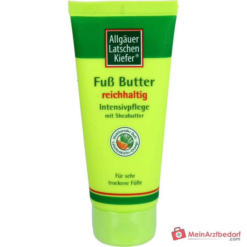 Allgäuer Latschenkiefer Fuß Butter Latschenkiefernöl / Sheabutter / Cupuaçu Butter Creme, 100 ml