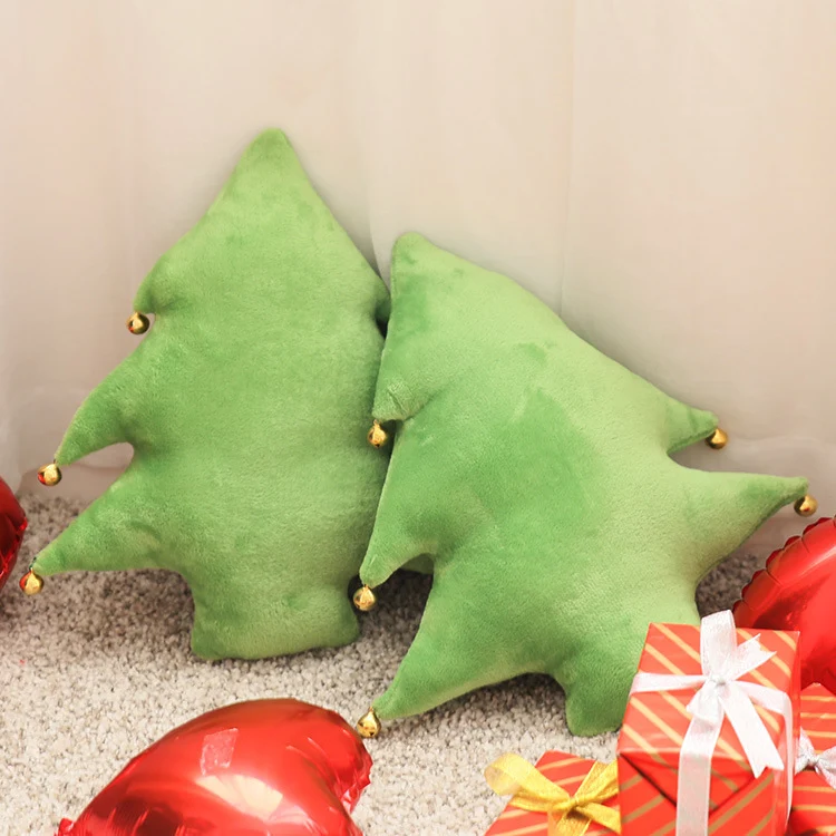 Weihnachtsbaum-Kuschelkissen