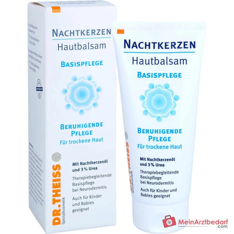 Dr. Theiss Nachtkerzen Hautbalsam Nachtkerzenöl / Urea / Squalan / Jojobaöl / Guaiazulen Creme, 200 ml