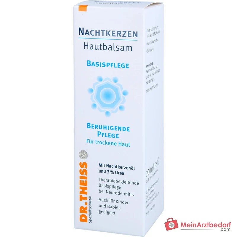Dr. Theiss Nachtkerzen Hautbalsam Nachtkerzenöl / Urea / Squalan / Jojobaöl / Guaiazulen Creme, 200 ml