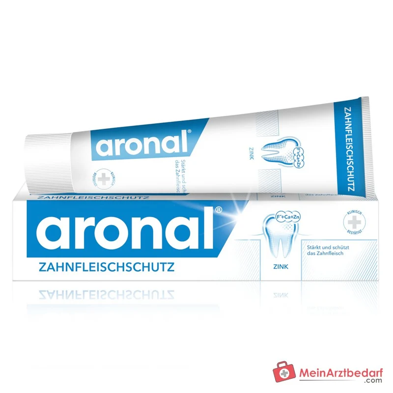 aronal Zahnfleischschutz Zahnpasta mit Zink, 75 ml