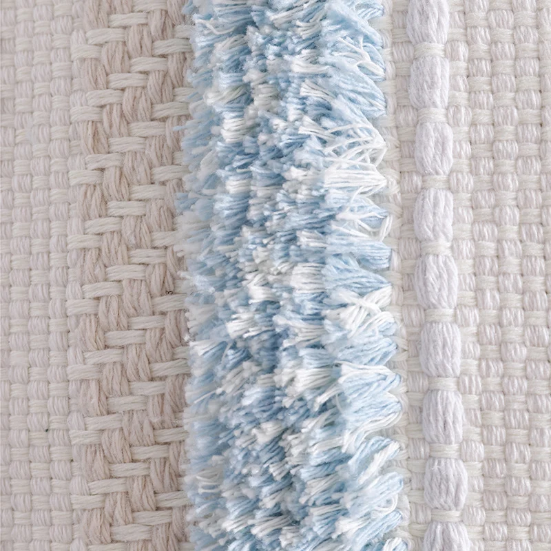 Strukturierter Wohnteppich mit 3D‑Tufting und geometrischem Diamantrelief