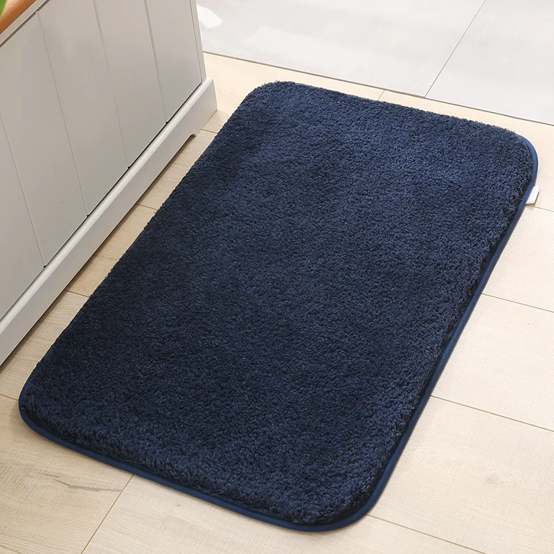 Absorbierender Plüsch-Badevorleger für das Badezimmer