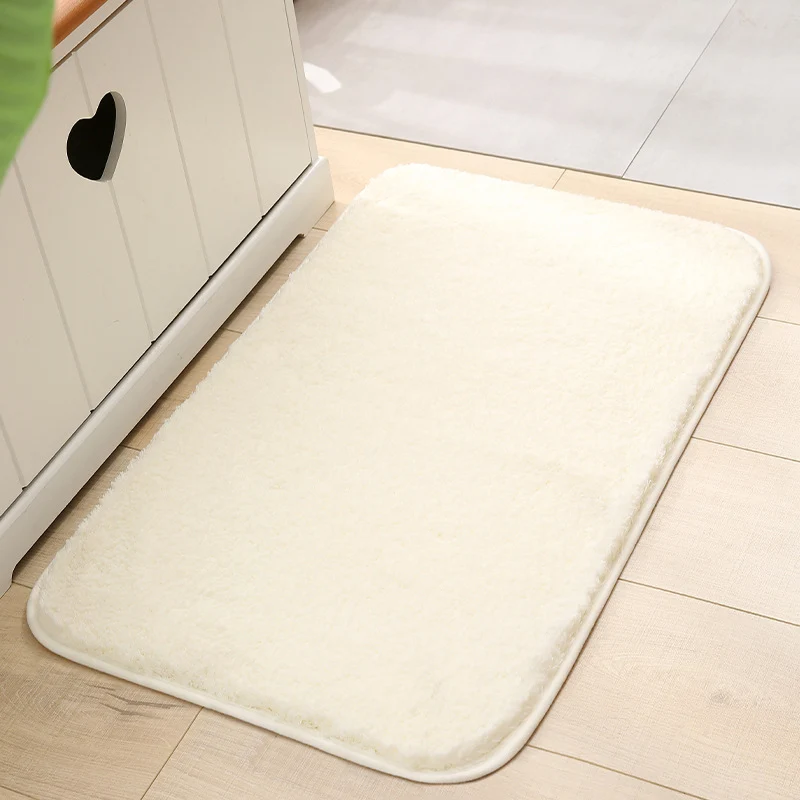 Absorbierender Plüsch-Badevorleger für das Badezimmer