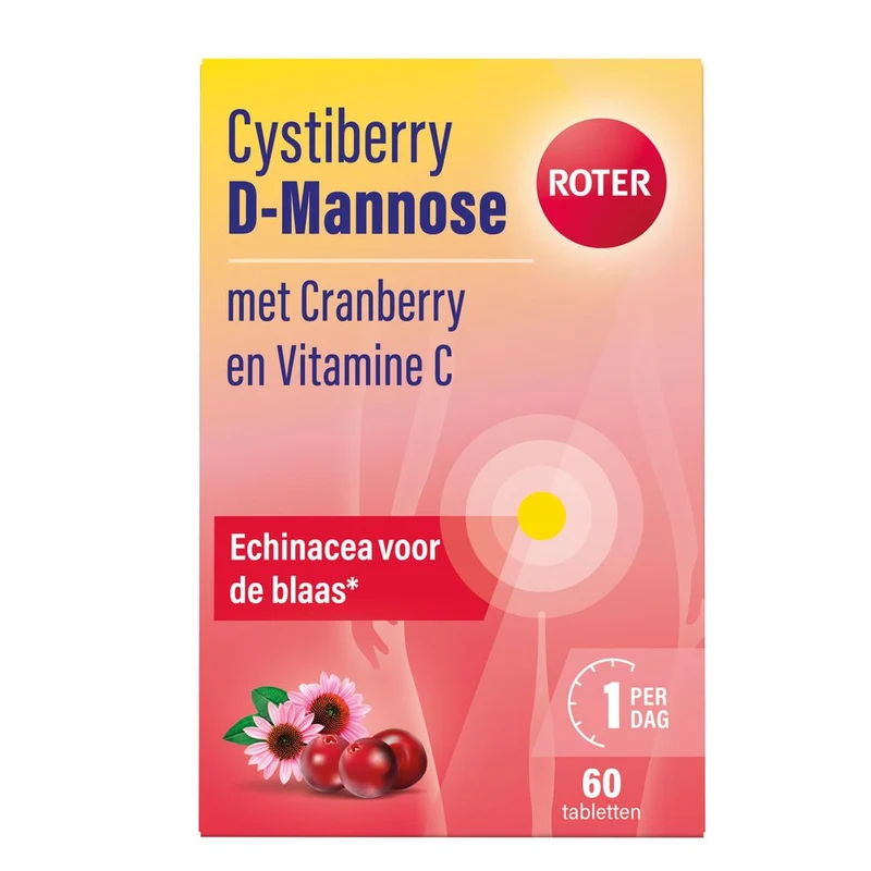 Roter Cystiberry D-Mannose Cranberry 60 tabletten