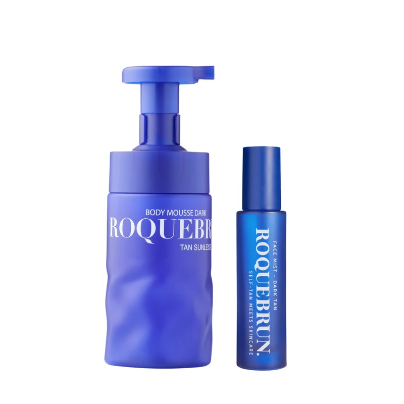 ROQUEBRUN. Body Mousse Dark & Tanning Mist Dark Set